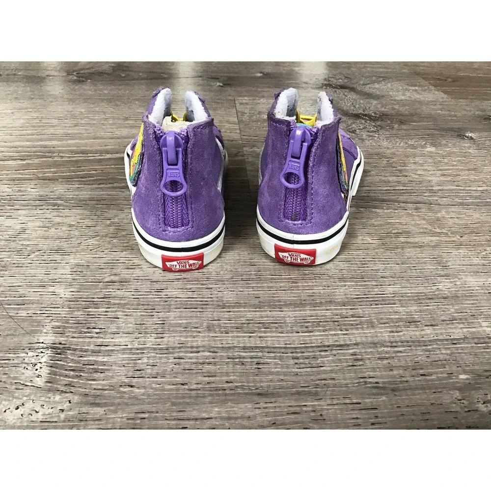 Vans The Simpsons Toddler Size 6.5 Lisa For President Sk8Hi Sneaker Shoes